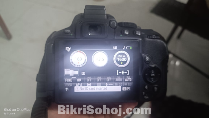 Nikkon 5300d body with 18-55mm lense